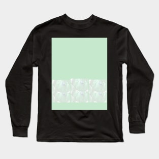 green rose print Long Sleeve T-Shirt